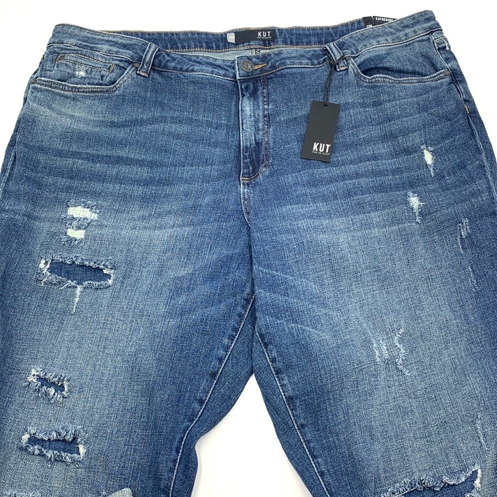Kut From The Kloth Catherine Boyfriend Jeans Size 22W - Picture 3 of 16